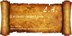 Lelkes Angelina névjegykártya